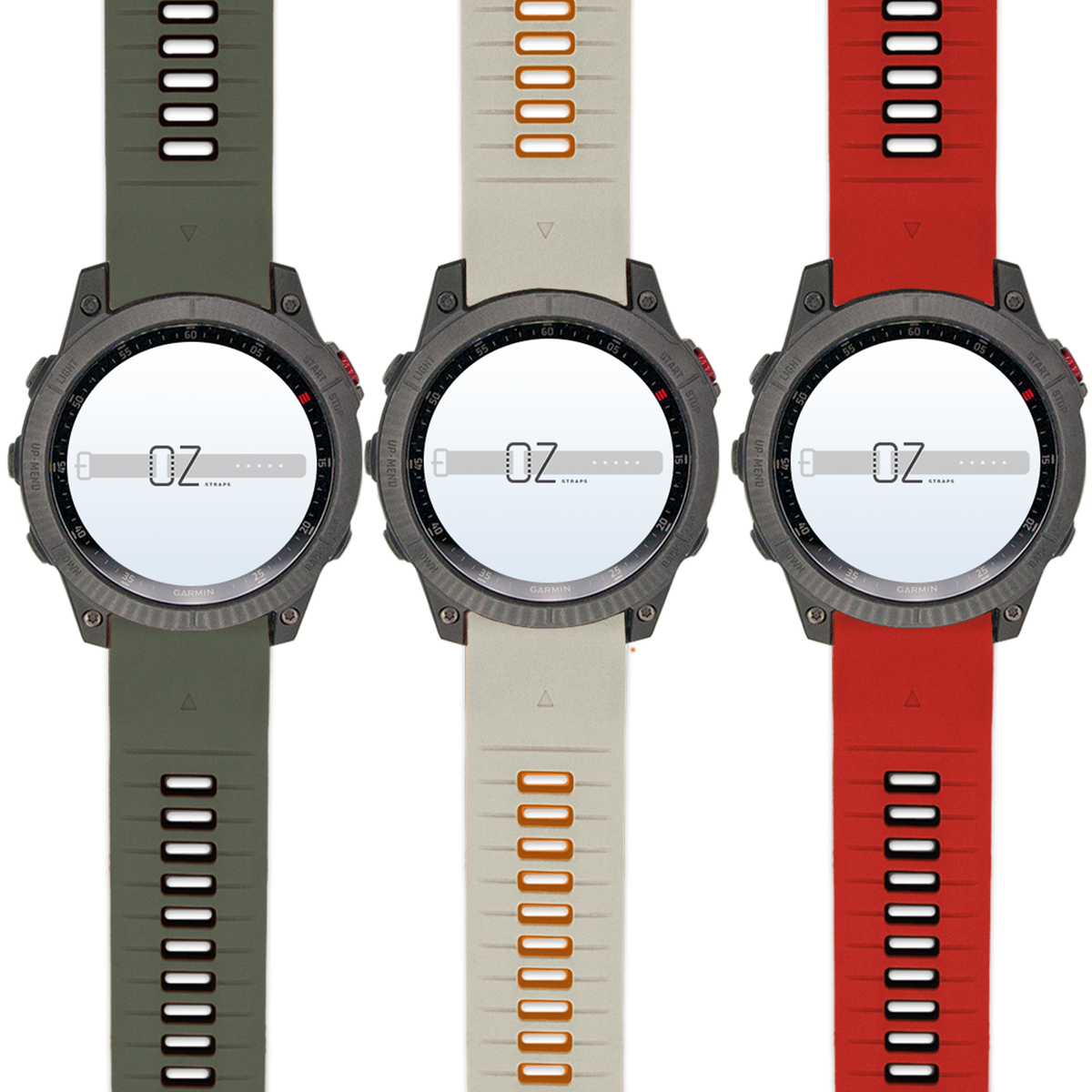 Rugged Sport Silicone Garmin Fenix 6X / 7X / 8 (51MM) Band