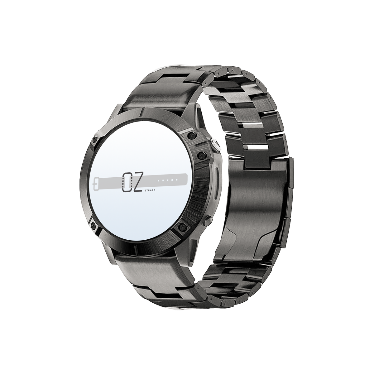 Space Grey Vented Titanium Garmin Fenix 6X / 7X / 8 (51MM) Band