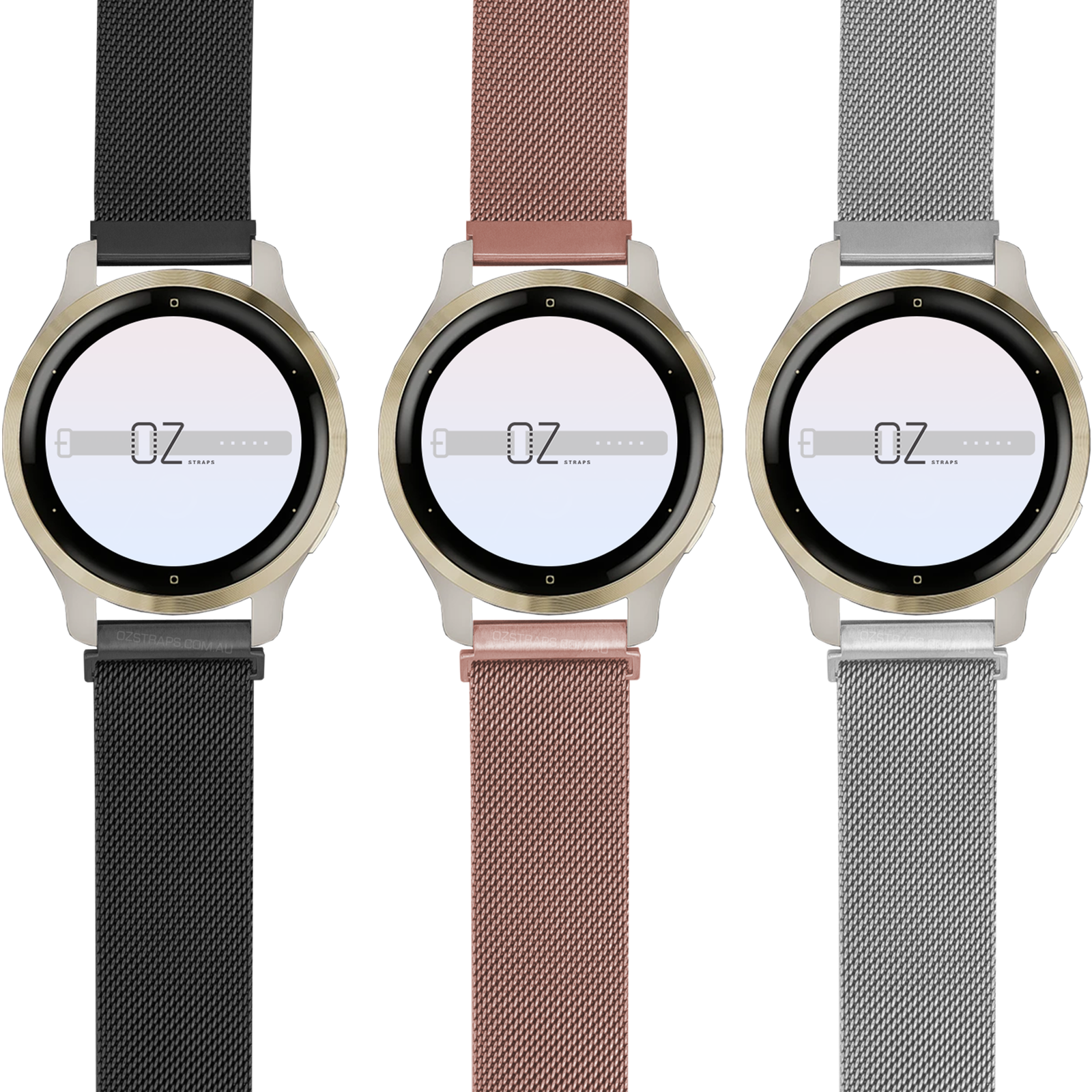 Milanese Loop Garmin Vivomove HR & Venu 2 Plus Band-OzStraps
