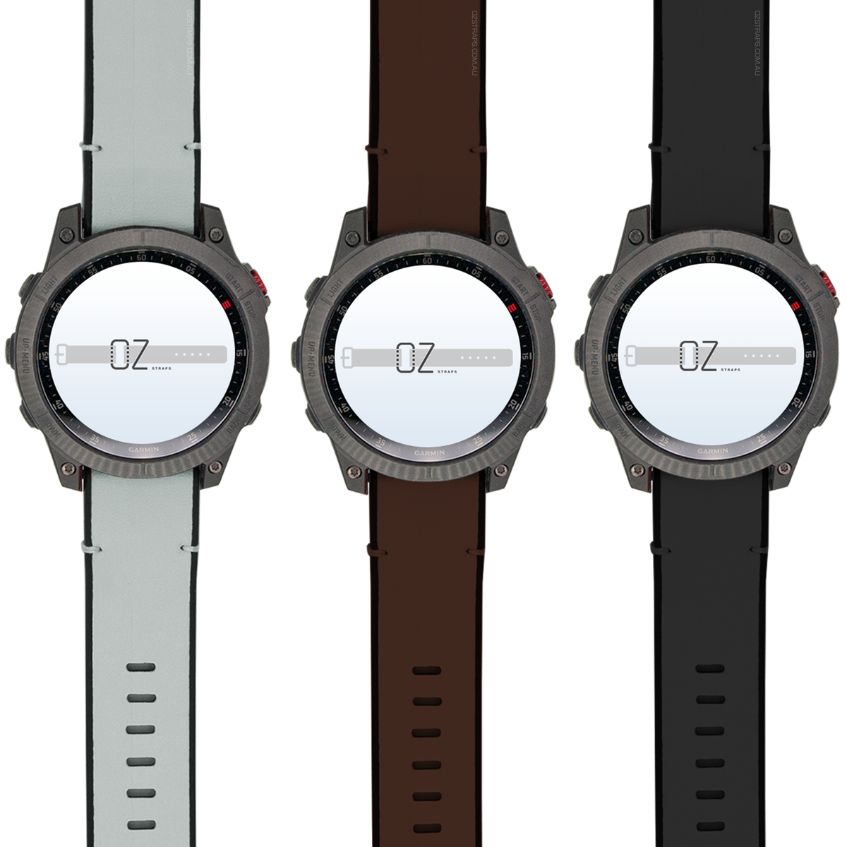 Modern Leather Garmin Fenix 5X / 6X / 7X Band-OzStraps