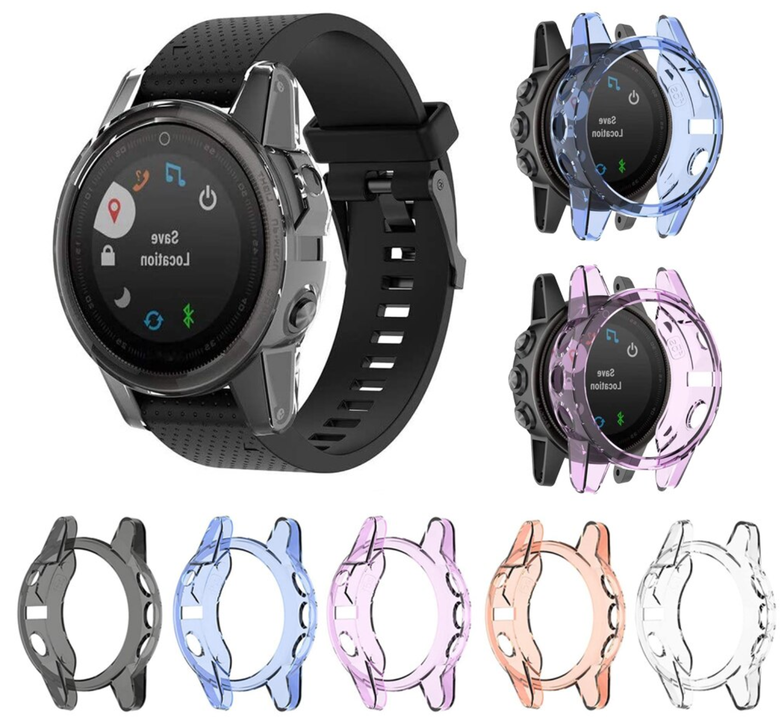 Garmin Fenix 5S TPU Protection Case-OzStraps